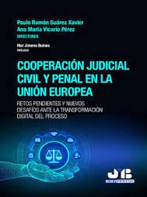 cover image of Cooperación judicial civil y penal en la Unión Europea